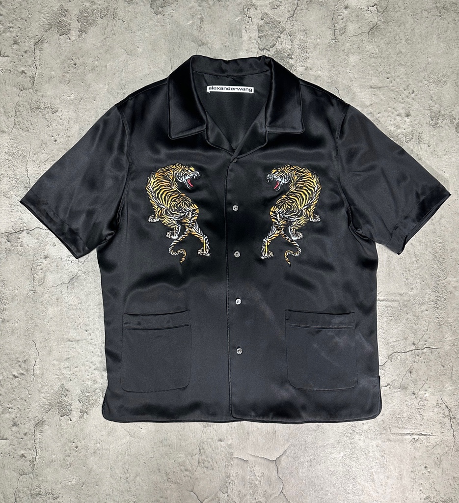 alexanderwang 刺繍オープンカラーシャツ - ARCHIVESTOCK
