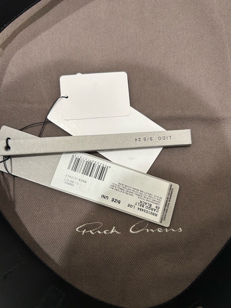 jmw様 Rick Owens 2024 S/S CARGO BELT