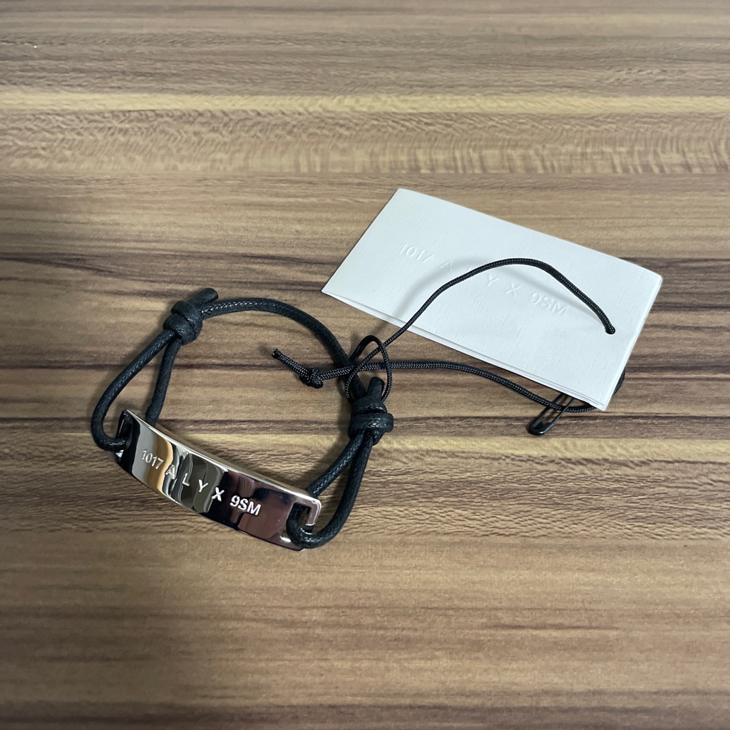 1017 ALYX 9SM（アリクス）の「CHAIN BRACELET W/ LEATHER DETAILS