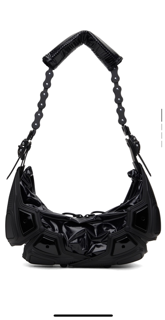 innerraum ショルダーバッグ Innerraum パネル ショルダーバッグ | ブラック | FARFETCH JP