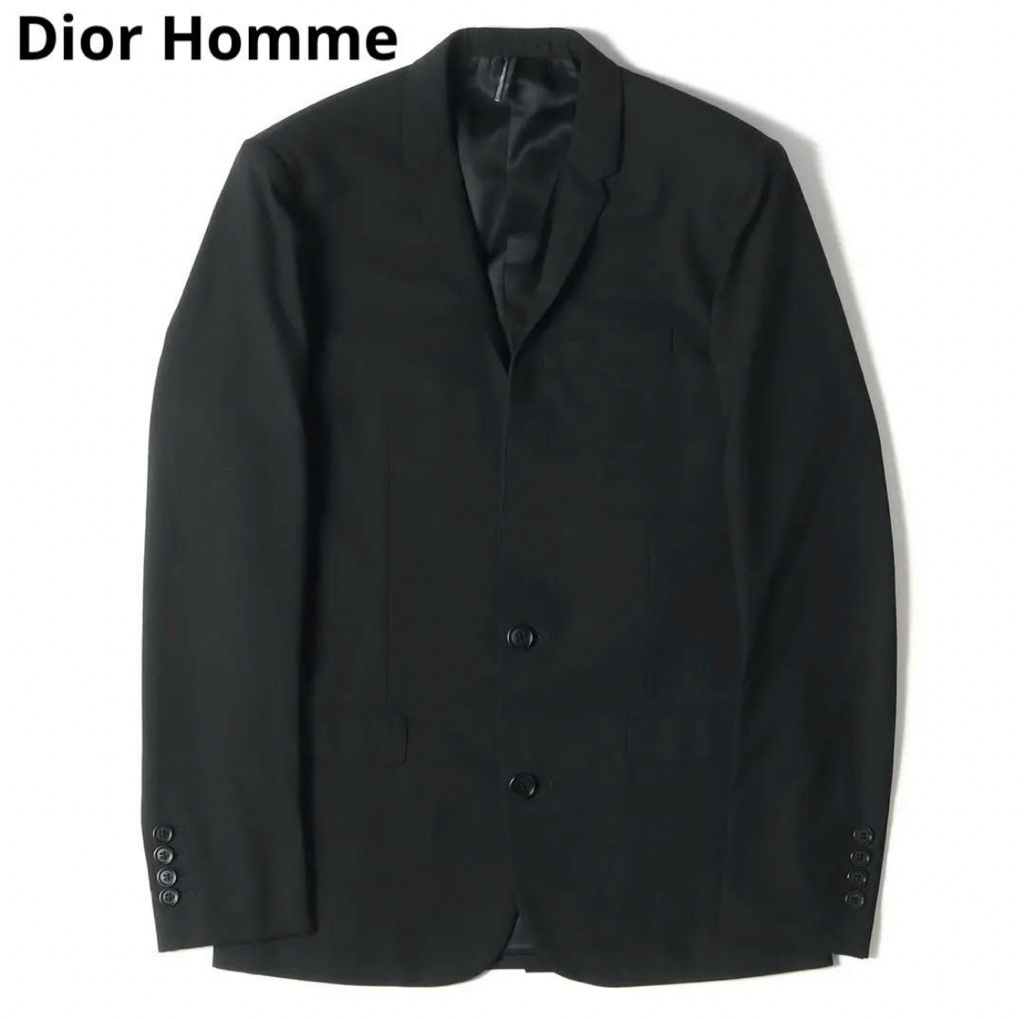 美品　DIORHOMME テーラードジャケット　2B ナローラペル　44 Dior hommeナローラペル 2B テーラード ジャケット - ARCHIVESTOCK