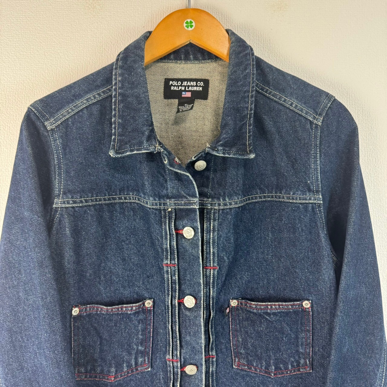 POLO RALPHLAUREN セカンド　デニムジャケット　Gジャン　アメカジ POLO JEANS COMPANY RALPH LAUREN 90's Denim Jacket G Jean S