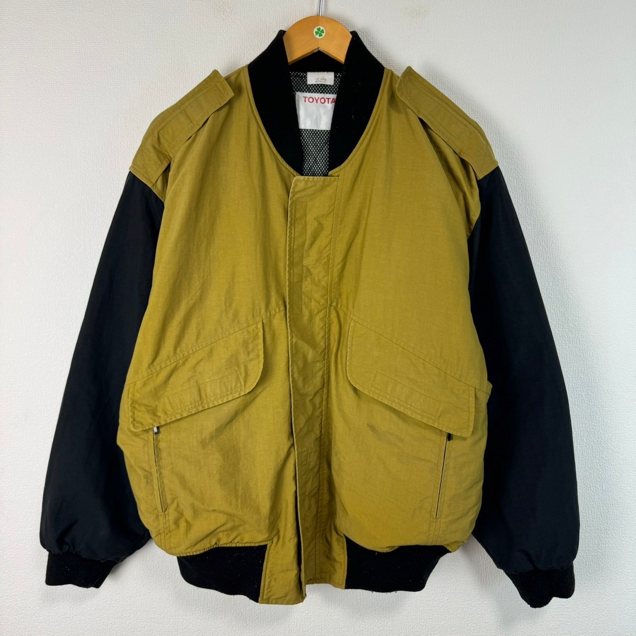 激レア 90s TOYOTA 企業ロゴ ブルゾン ジャケット 古着 アメカジ  