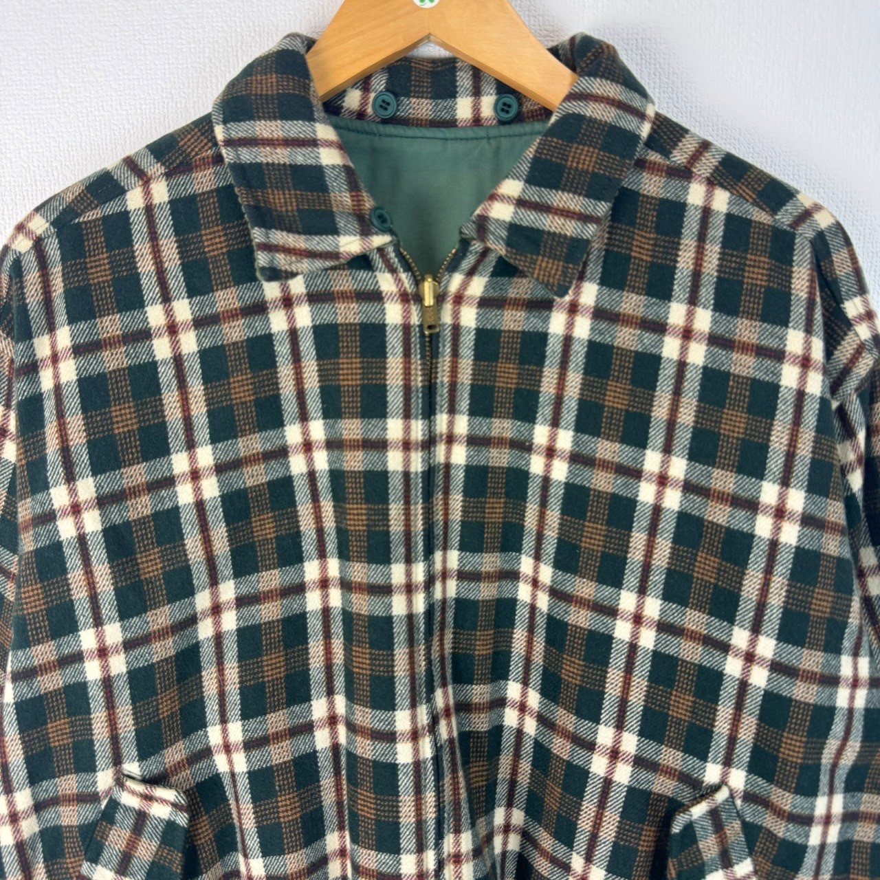 90s ウールジャケット ブルゾン 古着 シティーボーイ ストリート  