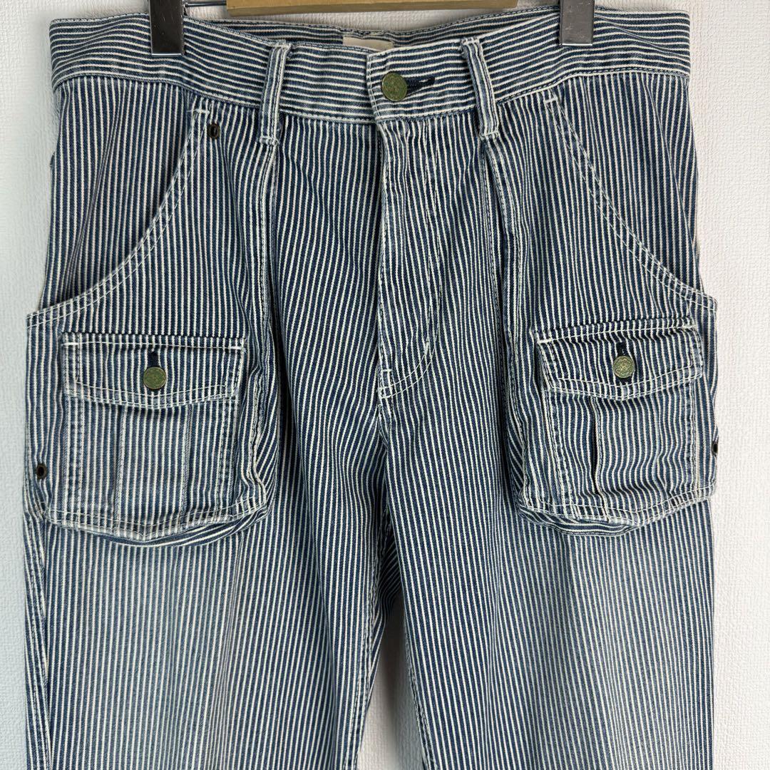 OSHKOSH オシュコシュ ストライプ ワークパンツ 古着 デニム