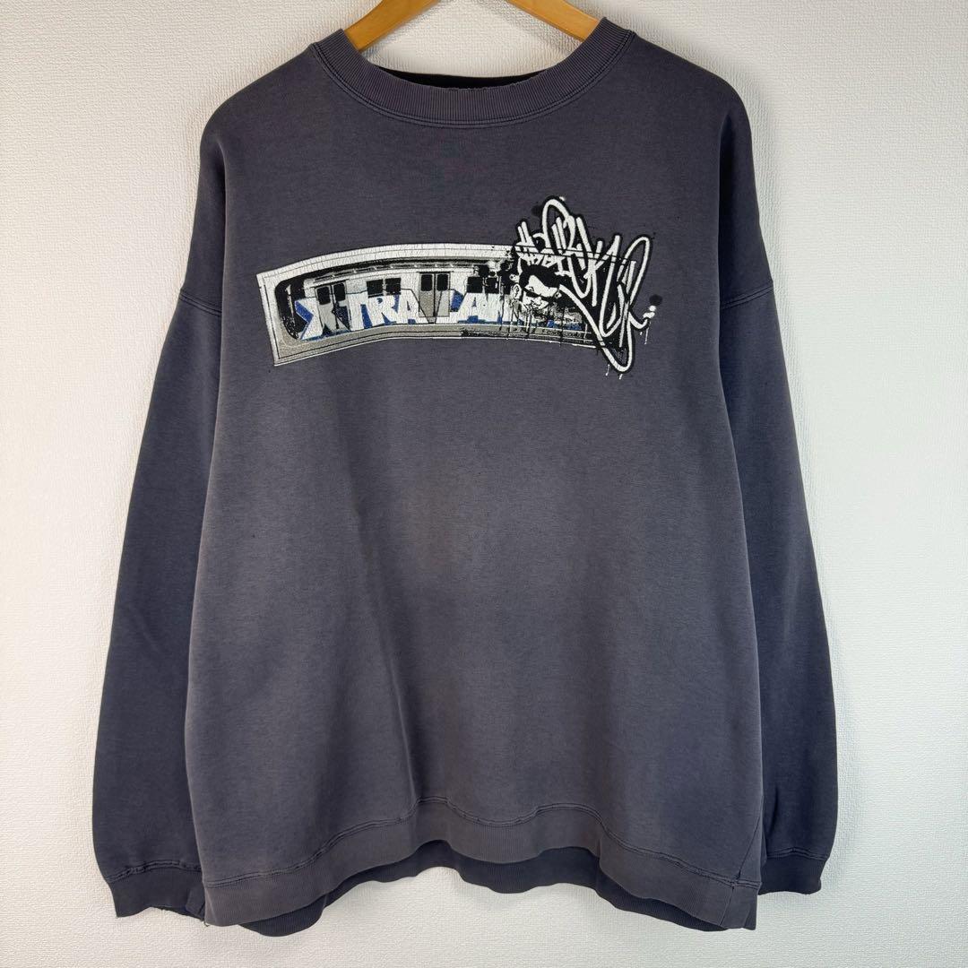 90s 裏原　XLARGE エクストララージ　グラフィック　スウェットトレーナー 90s 裏原 XLARGE エクストララージ グラフィック スウェット