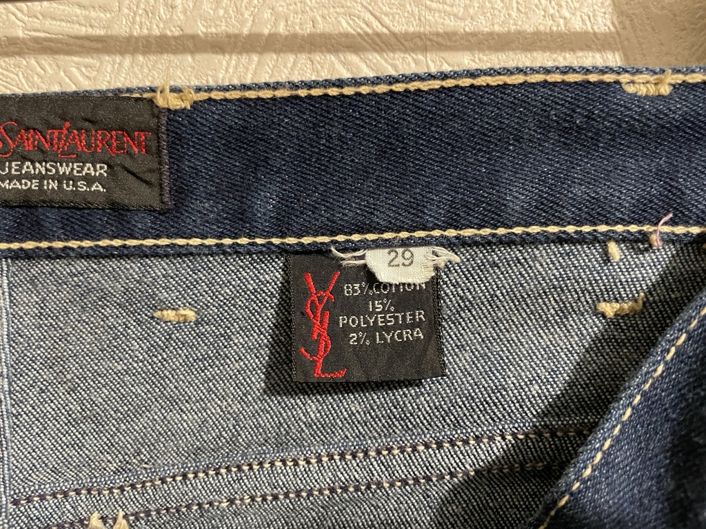 USA製 Vintage Yves Saint Laurent カスタム デニム スカート