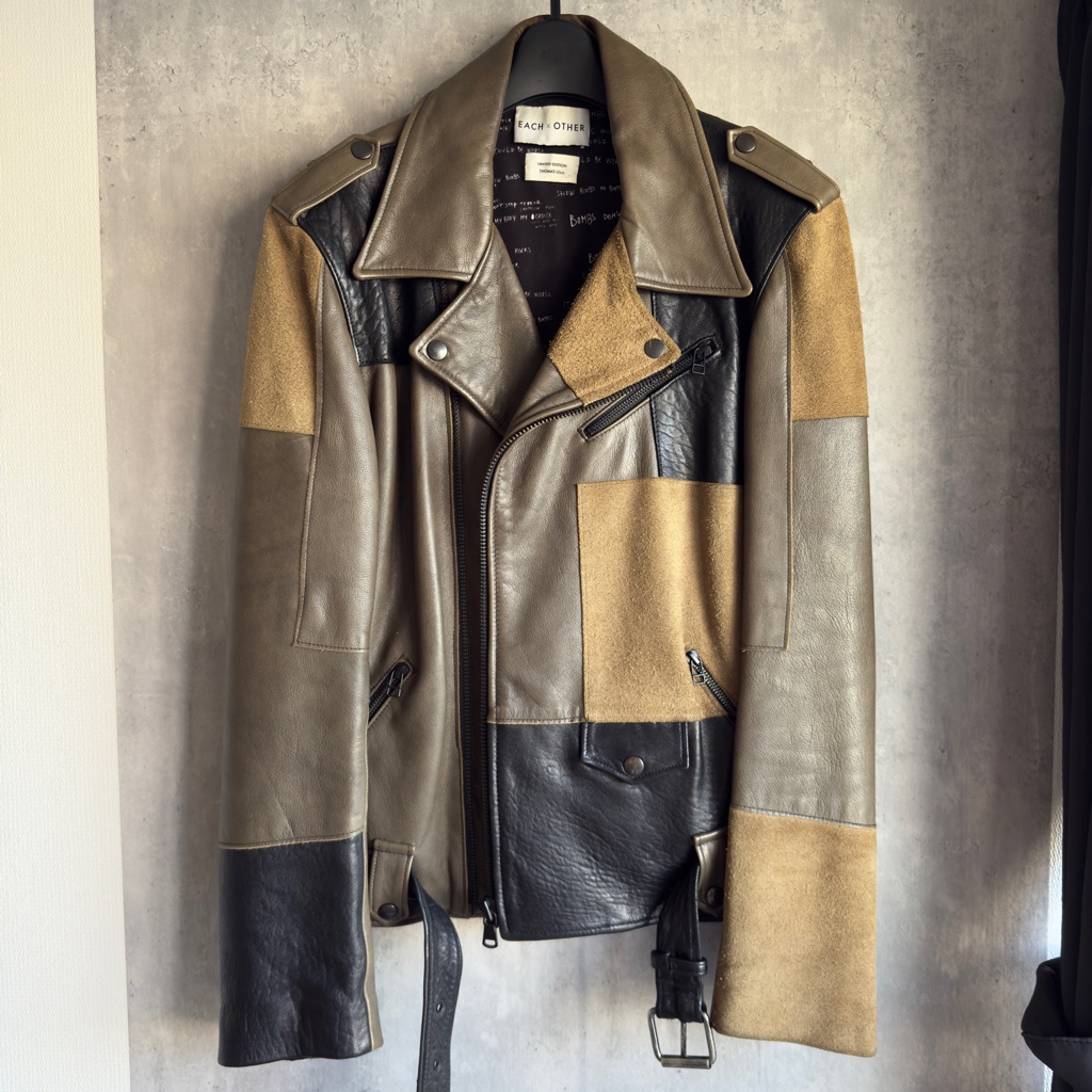EACH × OTHER PARIS PATCHWORK RIDERS Jacket - ARCHIVESTOCK