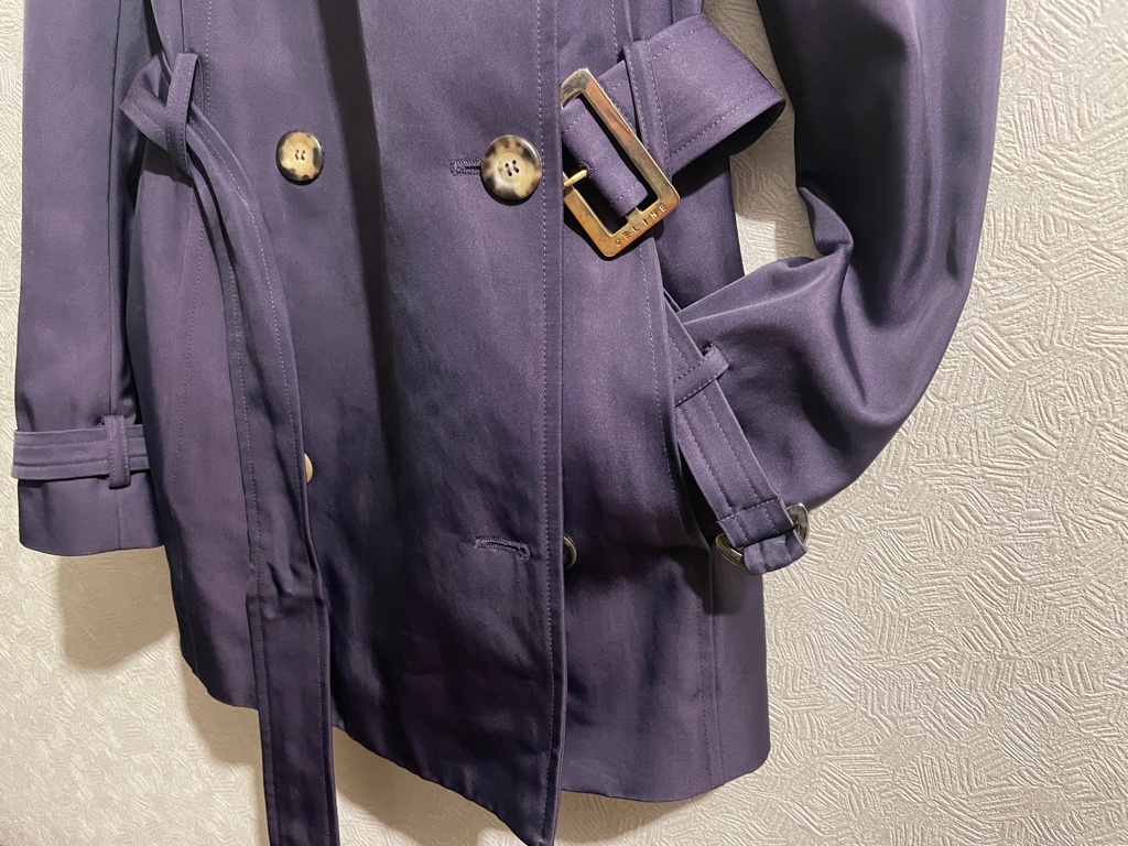CELINE ショート トレンチ コート / セリーヌ ジャケット ナイロン CELINE ショート トレンチ コート / セリーヌ ジャケット