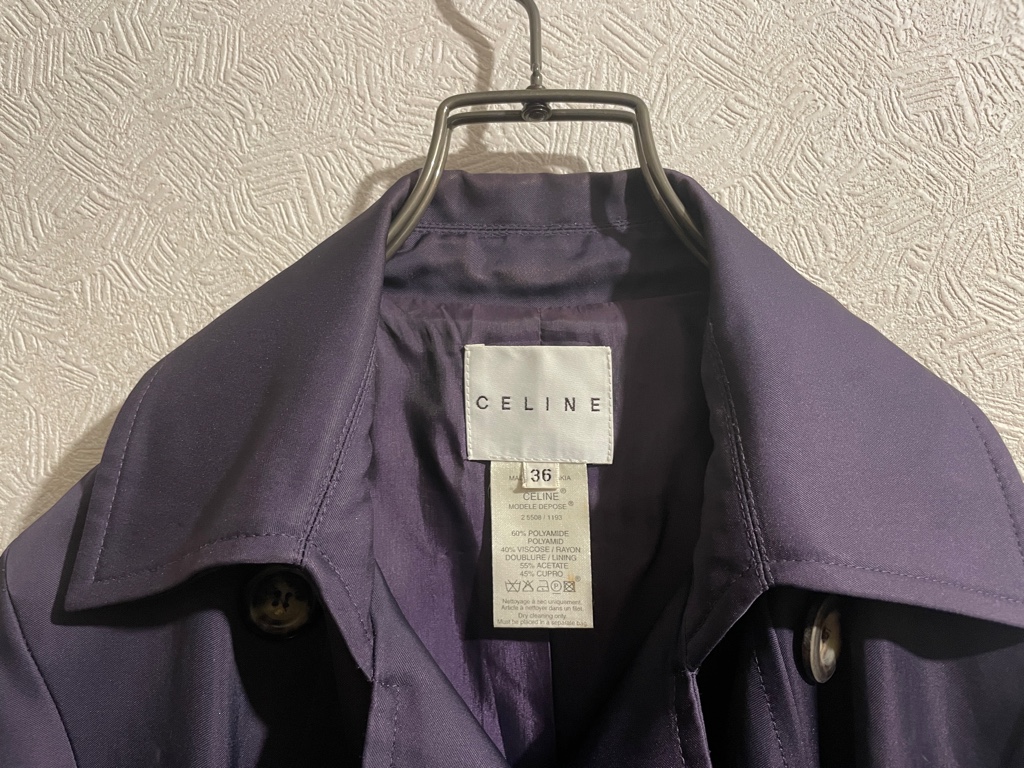CELINE ショート トレンチ コート / セリーヌ ジャケット ナイロン CELINE ショート トレンチ コート / セリーヌ ジャケット