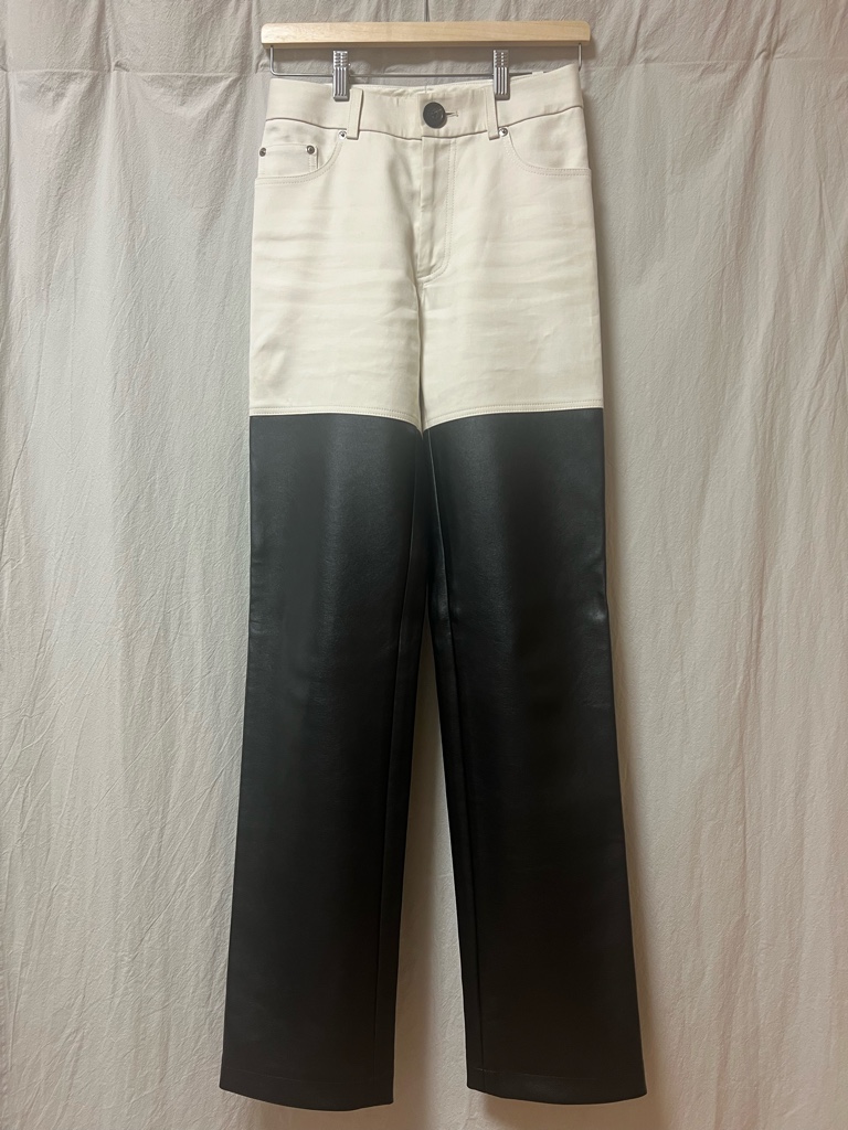 Peter do 20SS combo leather pants - ARCHIVESTOCK