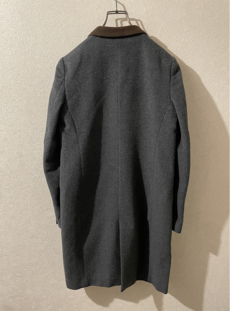 Kolor アンゴラ コンビネーション チェスター コート / カラー バイ 