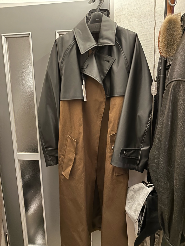 新品 ssstein CNOTRAST BREASTED LAPELS COAT ssstein DOUBLE LAPELED DOUBLE BREASTED COAT #carol #storecarol