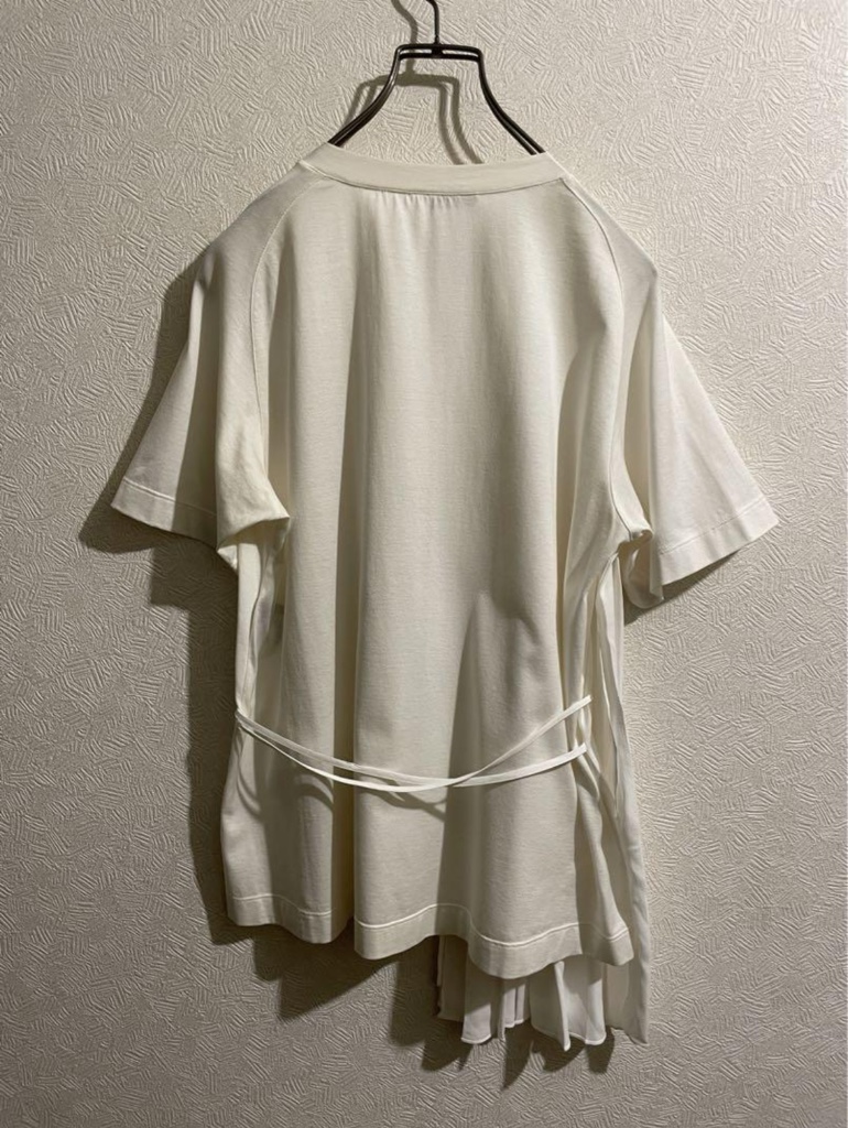 イタリア製 JIL SANDER シフォン プリーツ カットソー / ジル イタリア製 JIL SANDER シフォン プリーツ カットソー / ジル