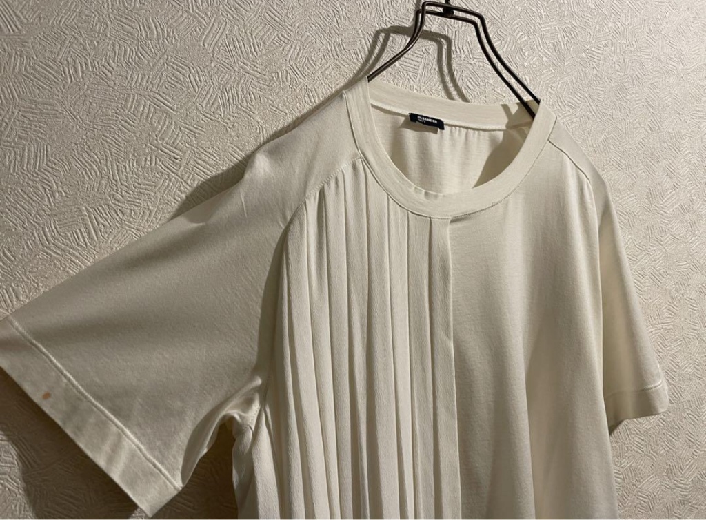 イタリア製 JIL SANDER シフォン プリーツ カットソー イタリア製 JIL SANDER シフォン プリーツ カットソー / ジル