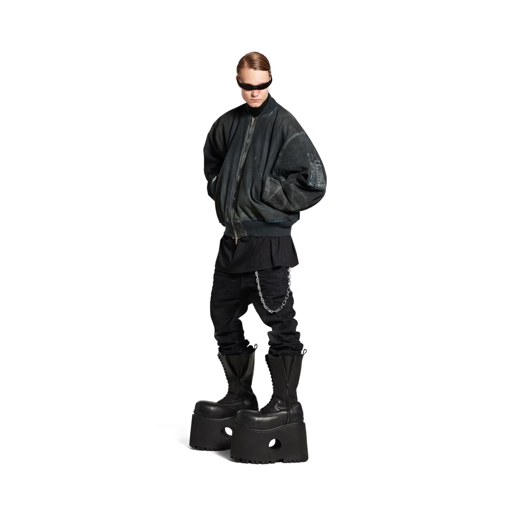 balenciaga バレンシアガ 25ss デニムボンバー ルック30 XS