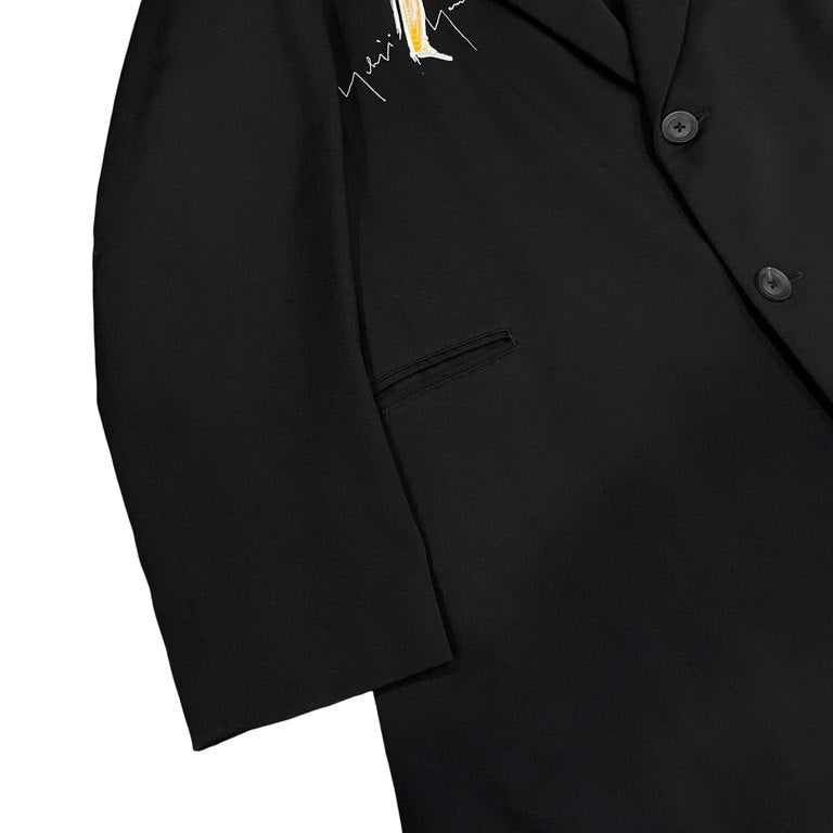 Yohji Yamamoto Pour Homme REPLICA 02SS ウールギャバジン女優刺繍  