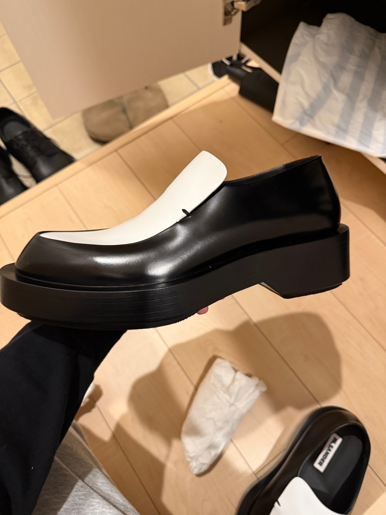 jil sander 24ss バイカラーローファー JIL SANDER - Jil Sander 24ss バイカラーローファーの通販 by