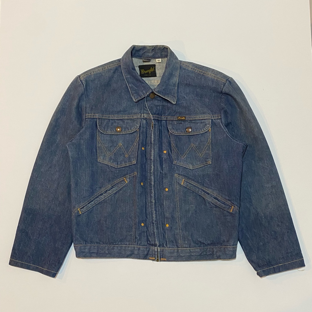 【サイズ42】70s 黒タグ前期 wrangler デニムジャケット 24MJZ 70s WRANGLER ラングラー 黒タグ前期 1970〜1971年製造 24mjz デニム