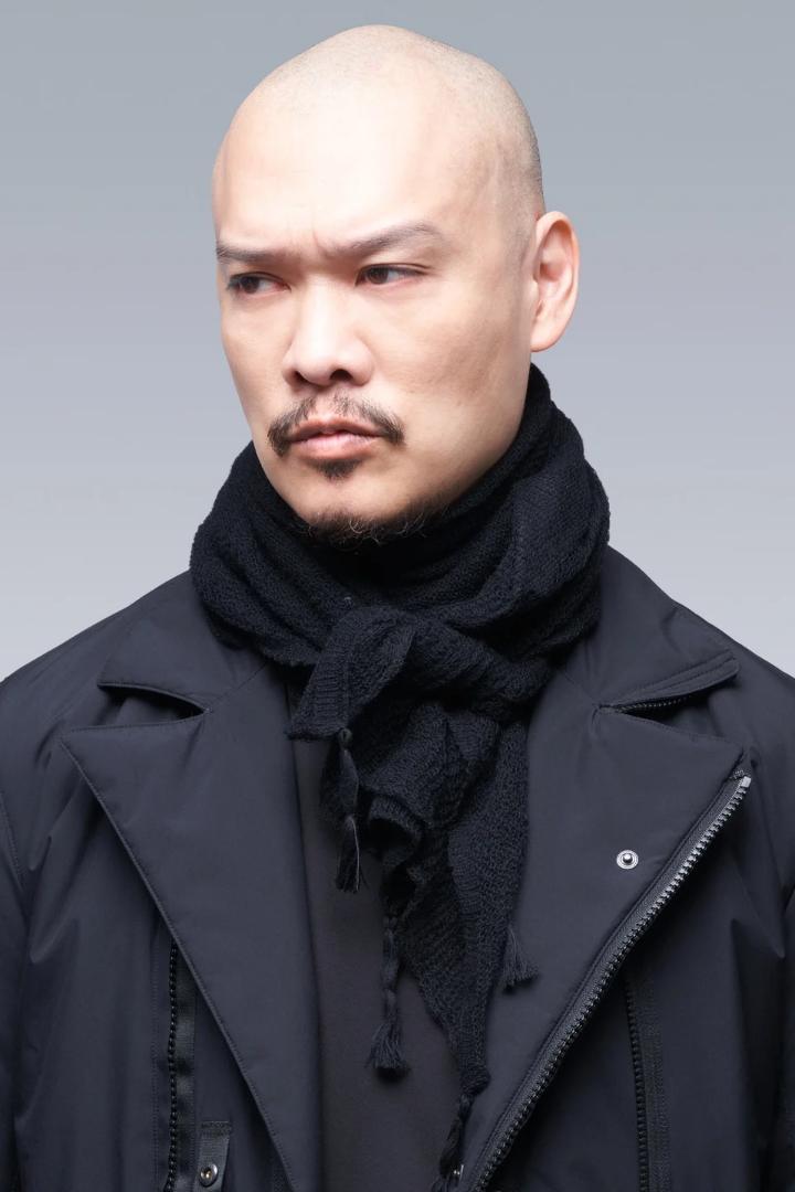 ACRONYM KR-SM1 黒 ポケッタブル ショール マフラー アクロニウム ACRONYM KR-SM1 黒 ポケッタブル ショール マフラー アクロニウムの