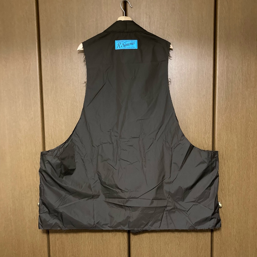 RAF SIMONS ラフシモンズ　プラダパディッドオーバーサイズベスト Raf Simons 21AW Padded Vest ダウンベスト ジレ 茶 プラダ