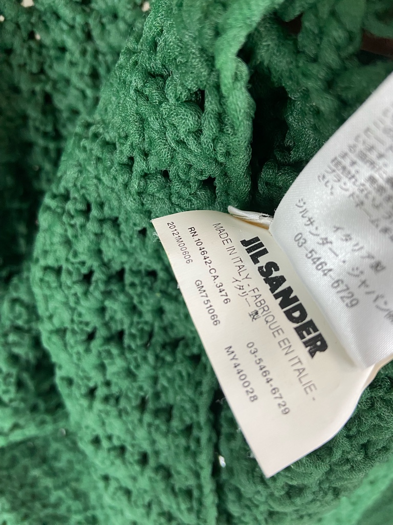 JIL SANDER 12SS RAF SIMONS期 ARCHIVE GREEN KNIT - ARCHIVESTOCK