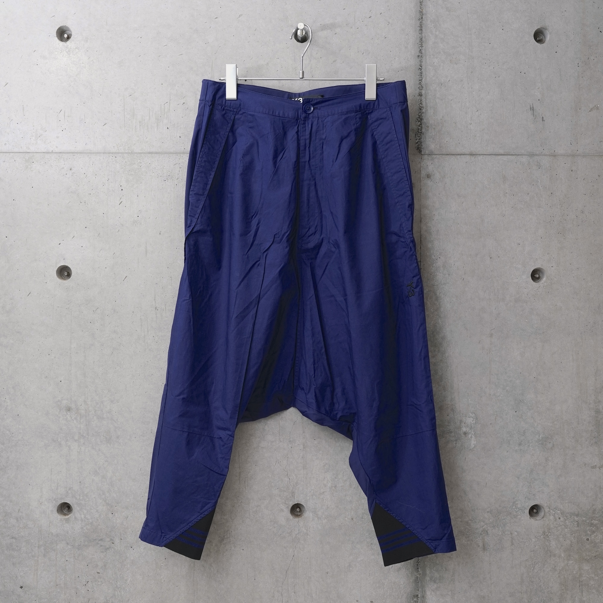 Y-3 サルエルパンツ XS ブルー - ARCHIVESTOCK