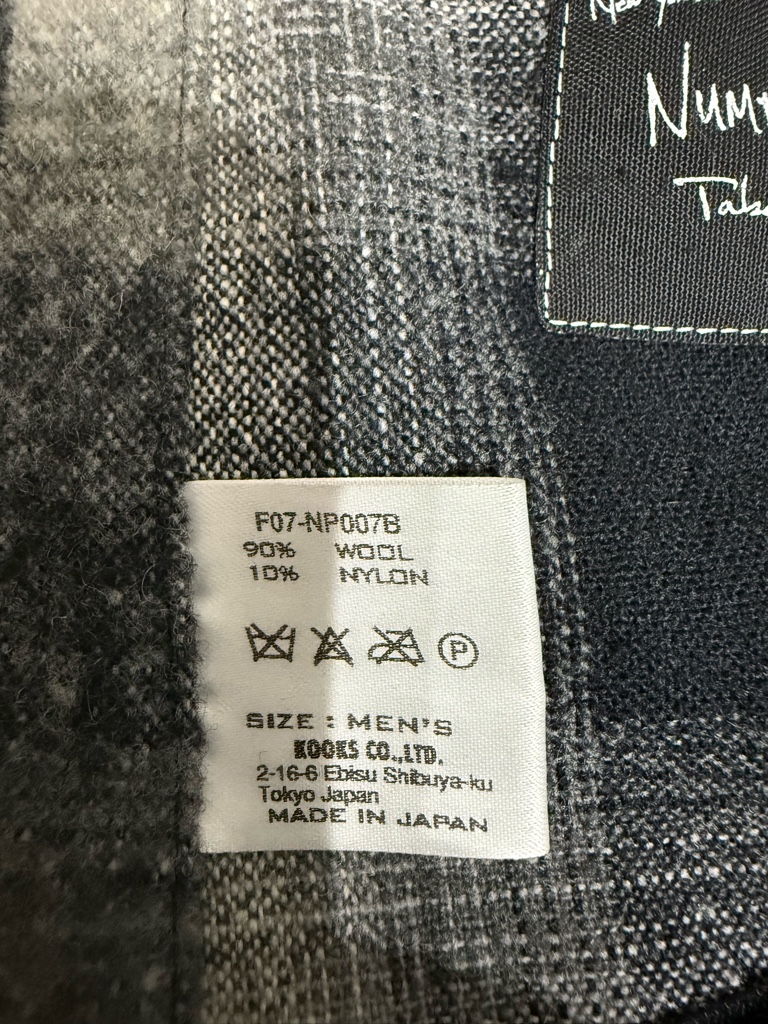 NUMBER(N)INE 07AW LOVE GOD MURDER rap skirt - ARCHIVESTOCK