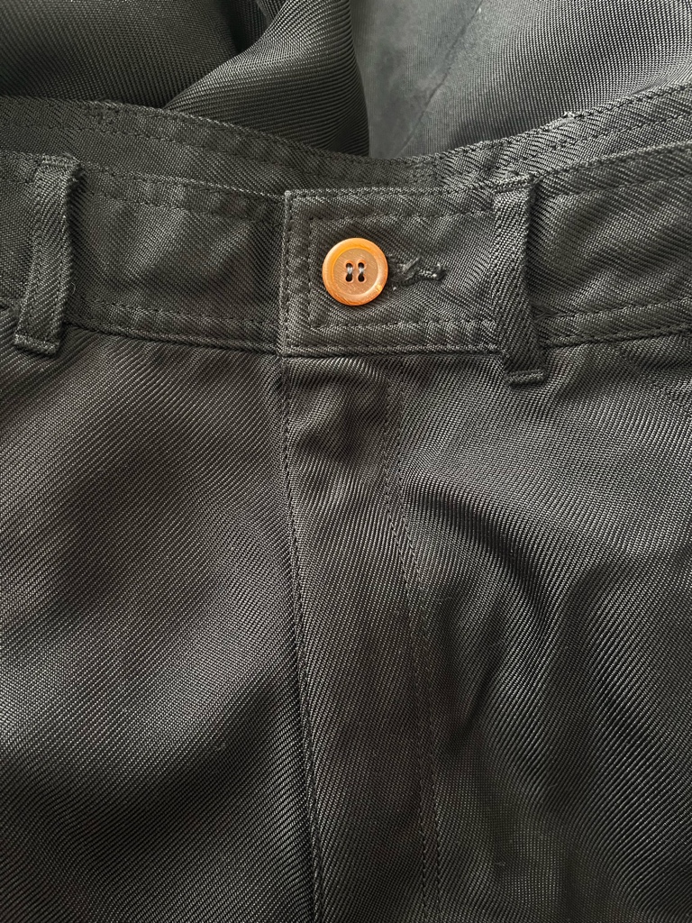 black comme des garcons 23AW エステルオーバーパンツ ポリ縮