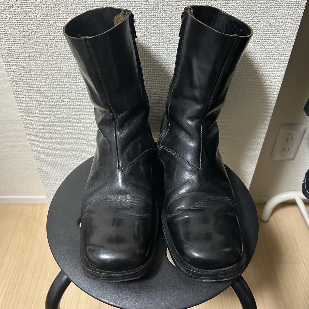 Maison Martin Margiela ⓪⑩ 00s スクエアトゥブーツ 40 - ARCHIVESTOCK