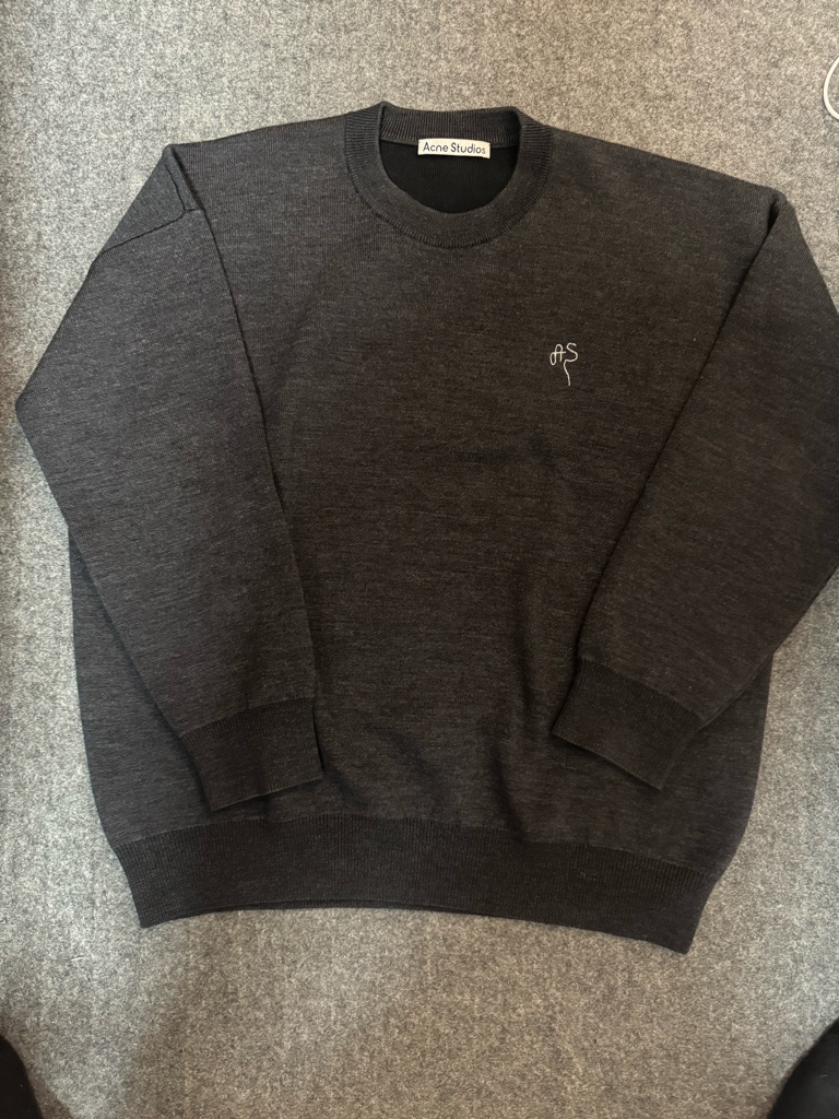 Acne Studios ダークグレー スウェットニット Sサイズ - ARCHIVESTOCK
