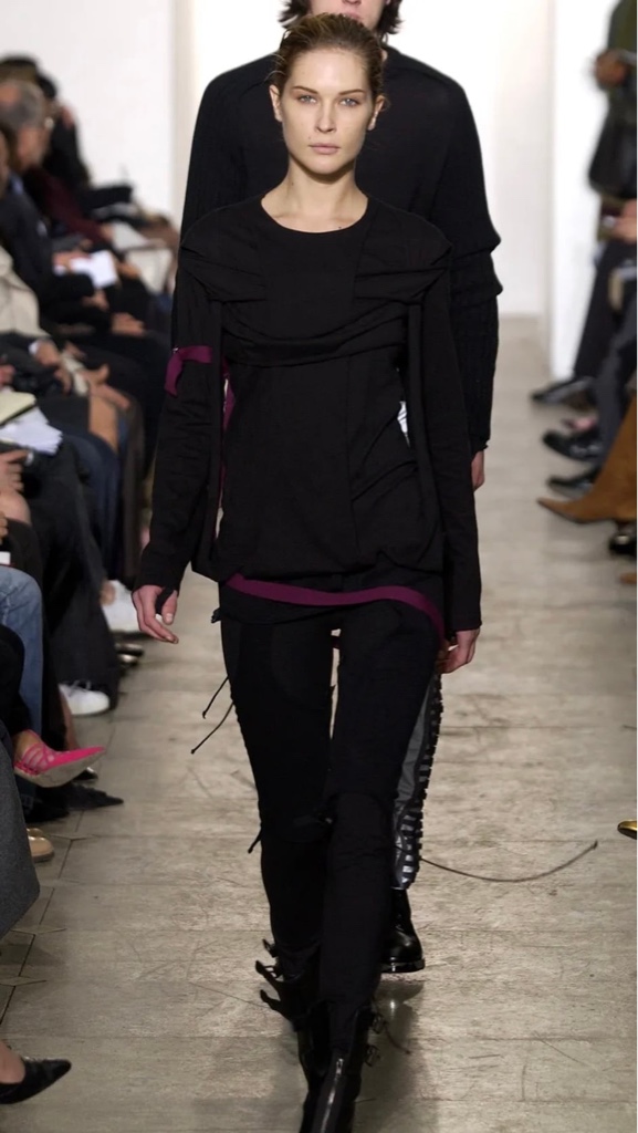 トップス helmut lang FW2003 Bondage Shirt Helmut Lang 2003 Brushed Cotton Classic Shirt with Bondage
