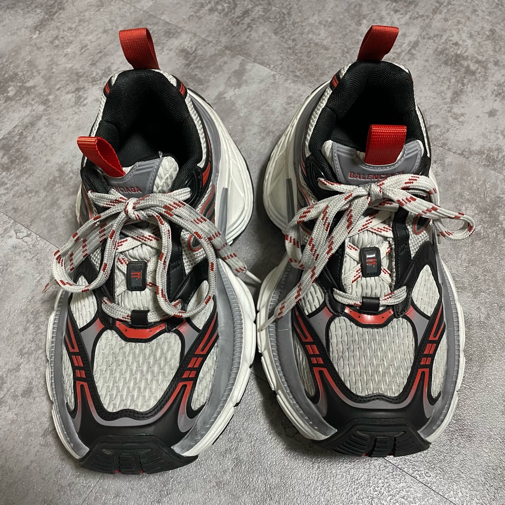 BALENCIAGA バレンシアガ 10XL スニーカー レッド ホワイト 39