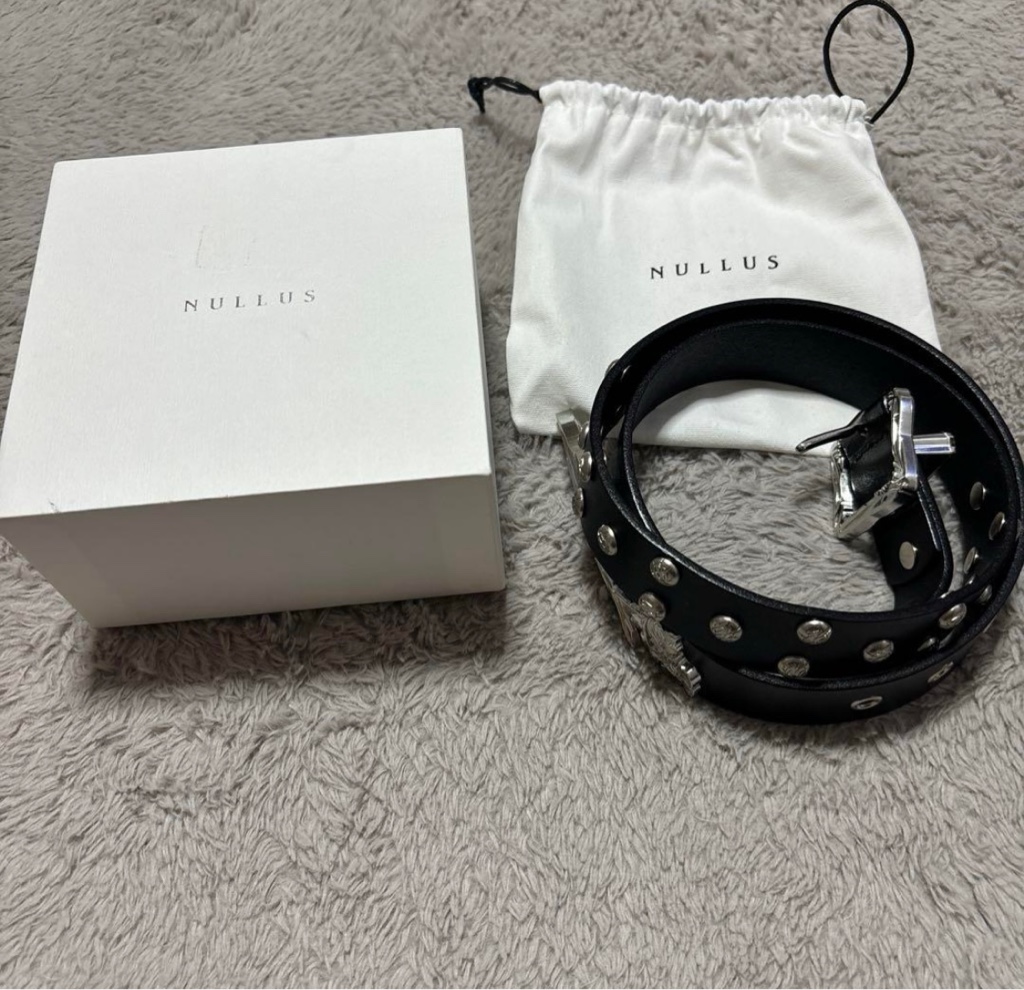 希少 訳有 NULLUS FRACTURED SWORD BELT スタッズ 希少 訳有 NULLUS