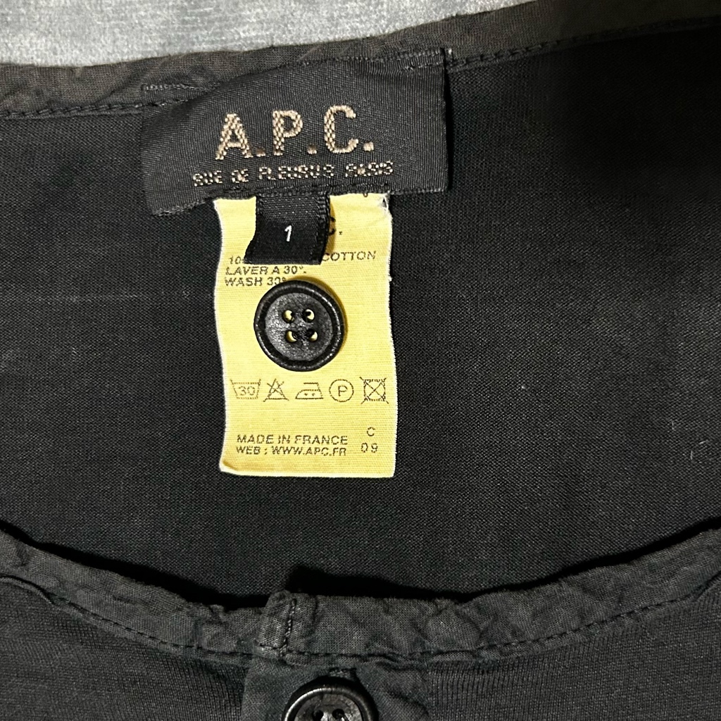 90s A.P.C. ヘンリーネックロンT 90s A.P.C. ヘンリーネックロンT