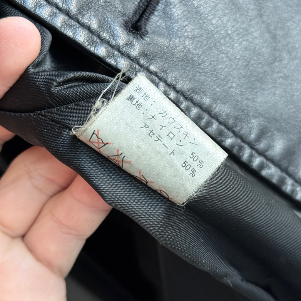 HARAJUKU MOTHER LEATHER TRENCH COAT - ARCHIVESTOCK