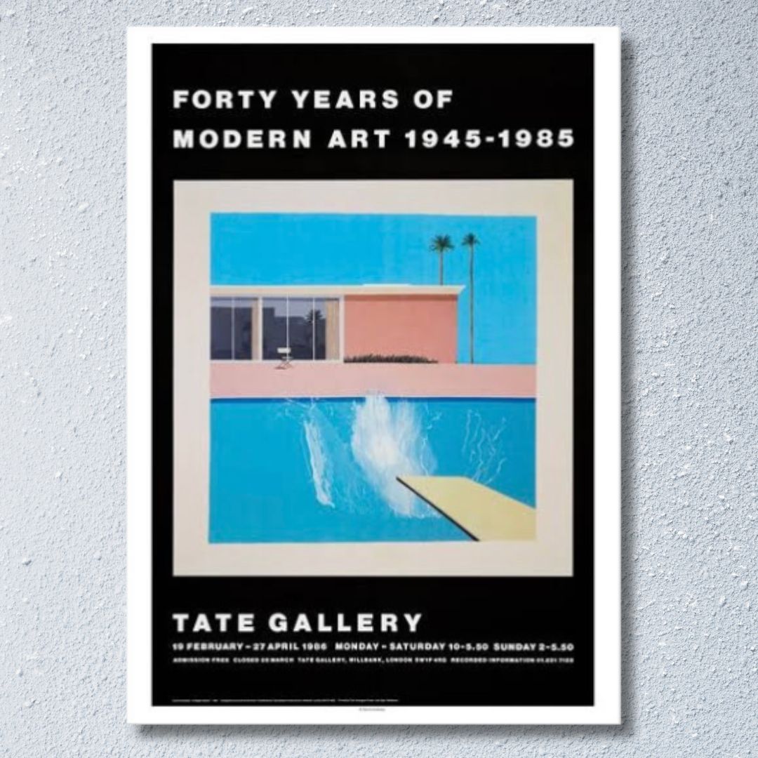 ディビッド・ホックニー David Hockney テートモダン 正規ポスター ディビッド・ホックニー David Hockney テートモダン 正規