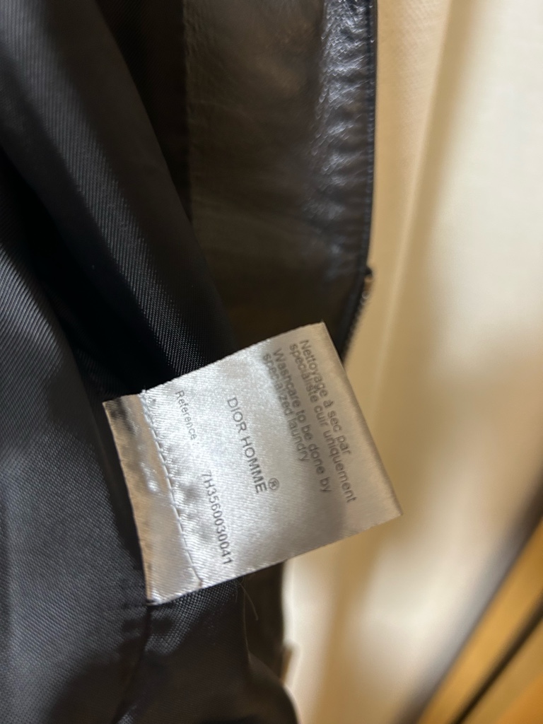 dior homme ディオールオム　エディ期　レザーベスト　44 アーカイブ dior homme ディオールオム エディ期 レザーベスト ジレ44