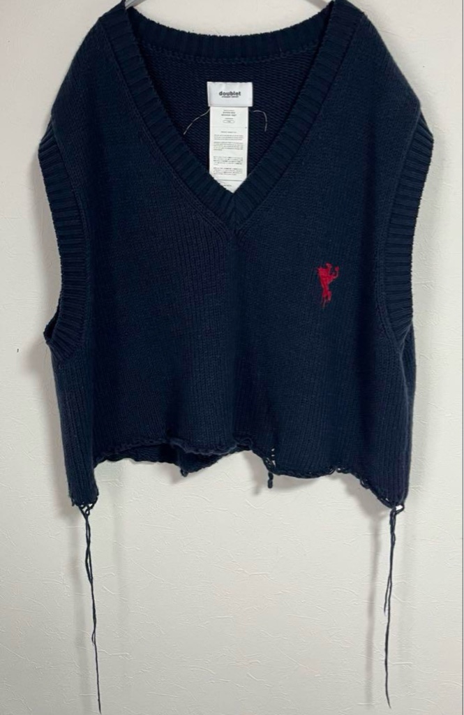 T*P様 doublet broken vest 18aw ニットベスト doublet broken vest 18aw ニットベスト 【公式通販】