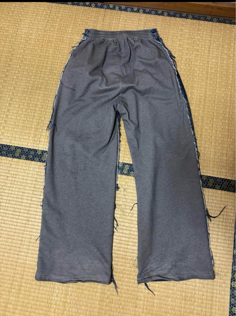 バレンシアガhybrid buggy pants light Blue