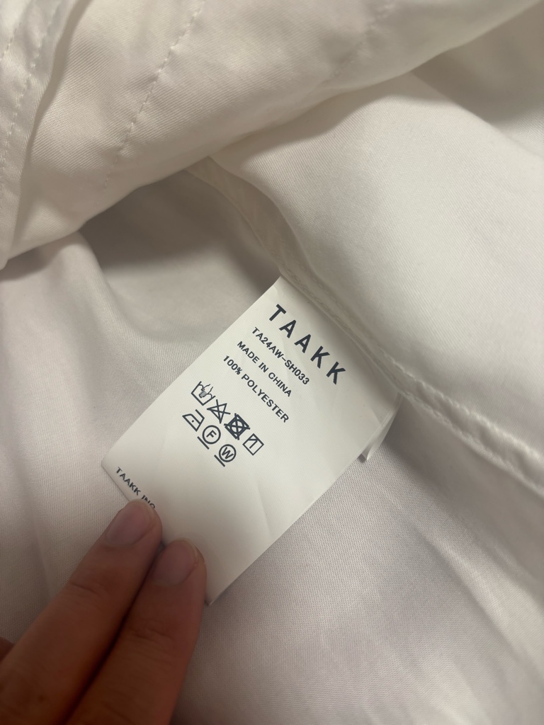 TAAKK】24AW RUFFLE SHIRTS WHITE - ARCHIVESTOCK