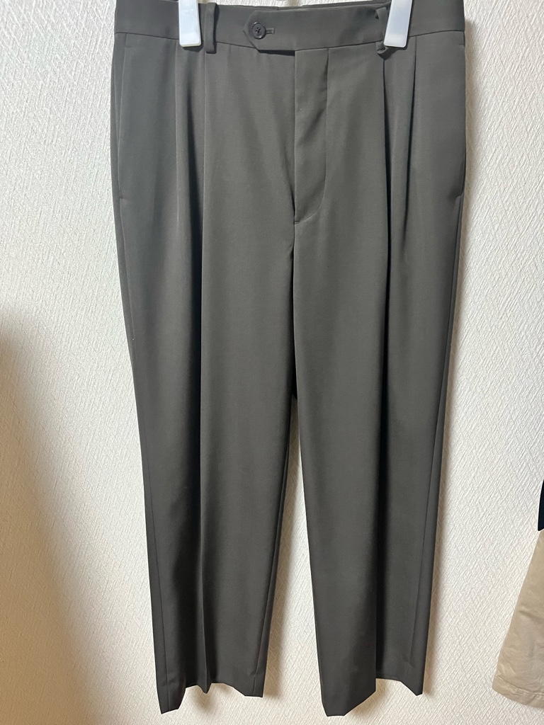 AURALEE 2タック パンツ 23aw ダークブラウン 3(s) - ARCHIVESTOCK