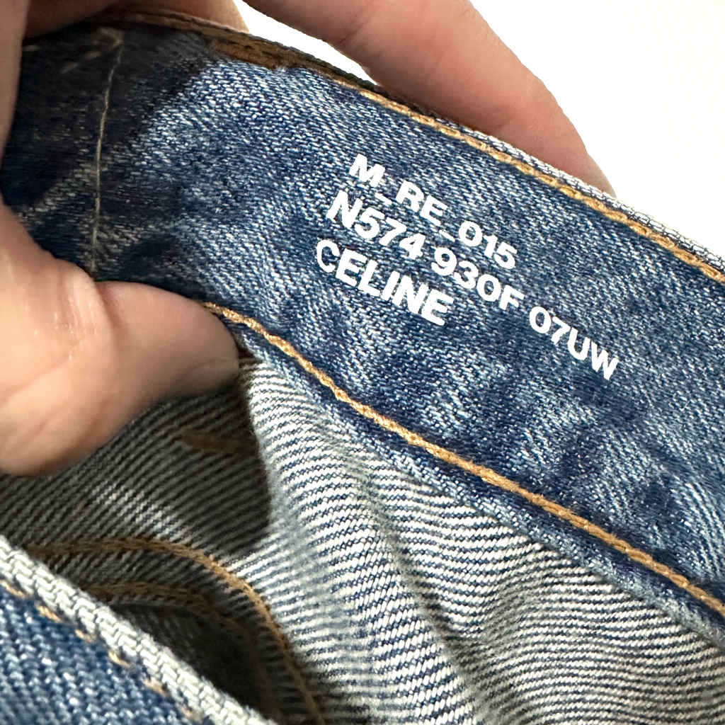 極美品◇希少◇CELINE セリーヌ デニムパンツ ダメージ加工