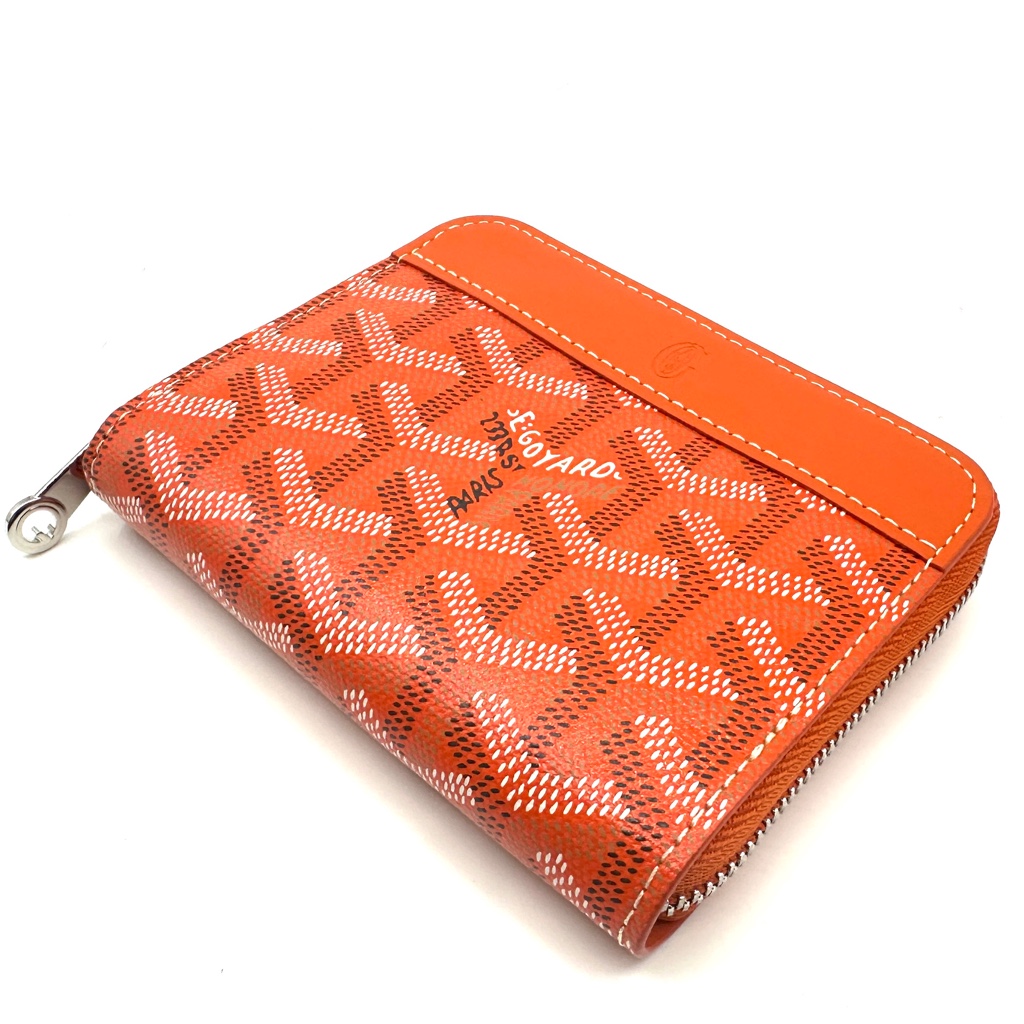 Goyard マティニョン PM ウォレット 二つ折り財布オレンジ Goyard マティニョン PM ウォレット 二つ折り財布オレンジ Goyard