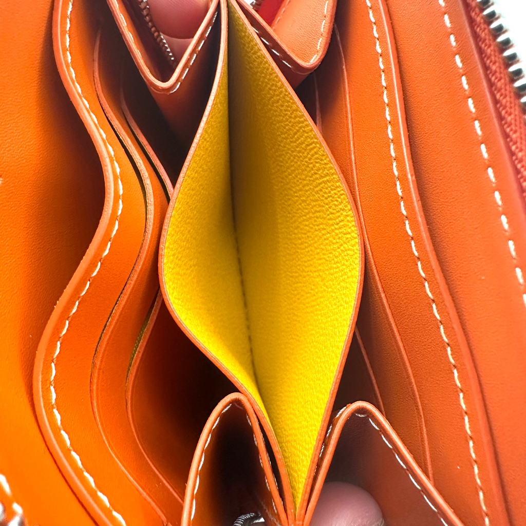 Goyard マティニョン PM ウォレット 二つ折り財布オレンジ