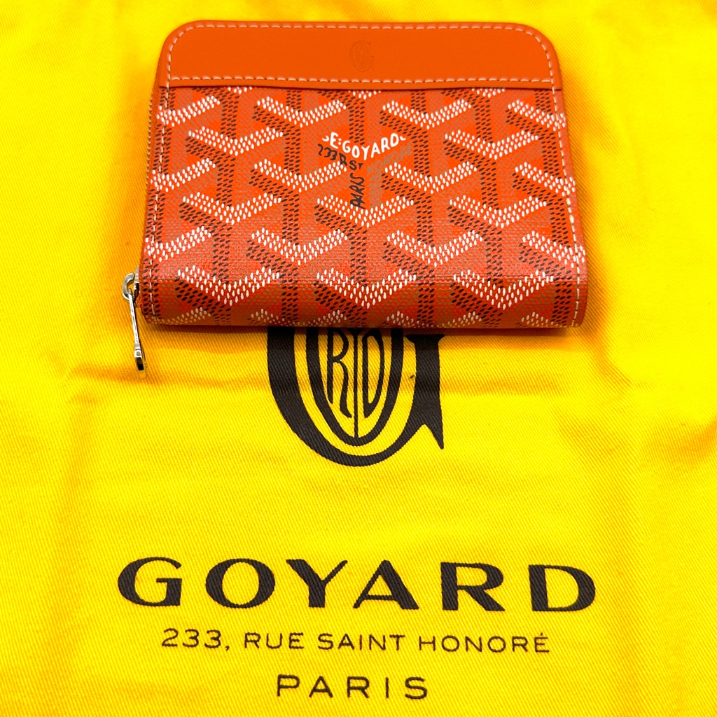 Goyard マティニョン PM ウォレット 二つ折り財布オレンジ 【公式通販】