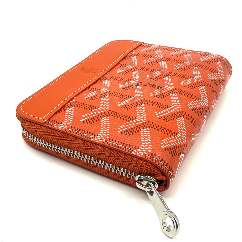 Goyard マティニョン PM ウォレット 二つ折り財布オレンジ 【公式通販】