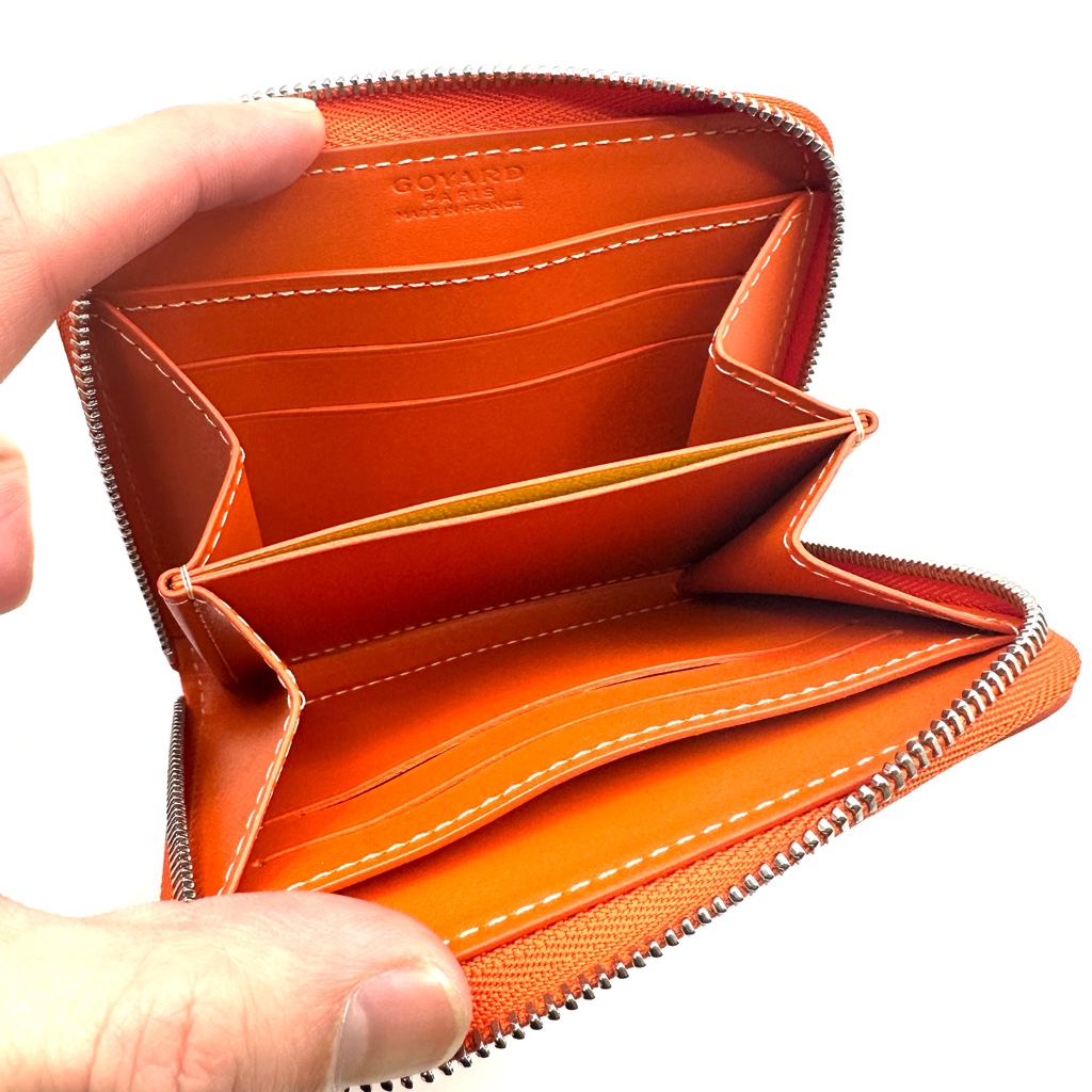 Goyard マティニョン PM ウォレット 二つ折り財布オレンジ Goyard マティニョン PM ウォレット 二つ折り財布オレンジ