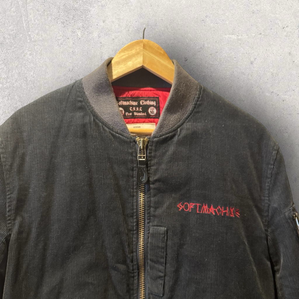 SOFTMACHINE ソフトマシーン MA-1 ジャケット コーデュロイ JACKET