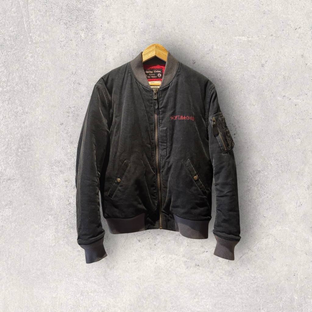 SOFTMACHINE ソフトマシーン MA-1 ジャケット コーデュロイ JACKET